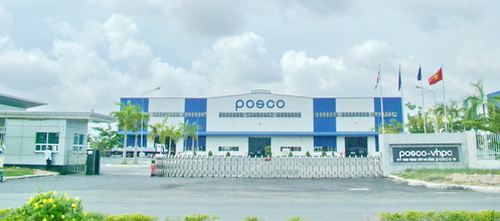nhà máy thép Posco vina