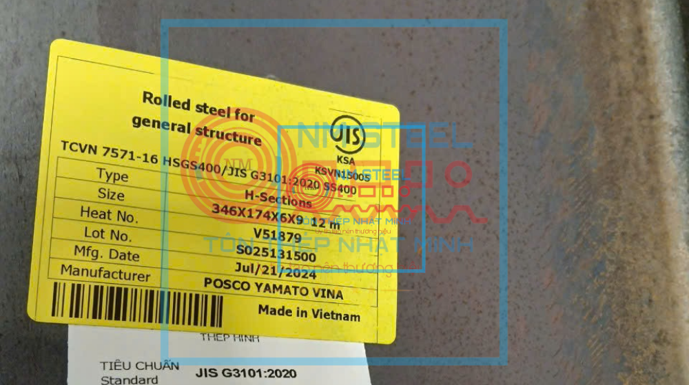 Báo Giá Thép Hình Posco I346x174x6x9 6M 12M Bình Dương | Địa Chỉ Cung Cấp Tôn Thép Nhật Minh Uy Tín 1 Thép Hình Posco I346x174x6x9 6M 12M Bình Dương