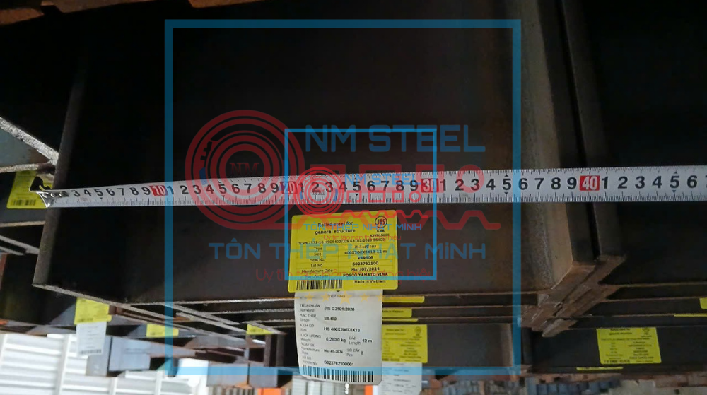 thép hình Posco I400x200x8x13 6M 12M Bình Dương