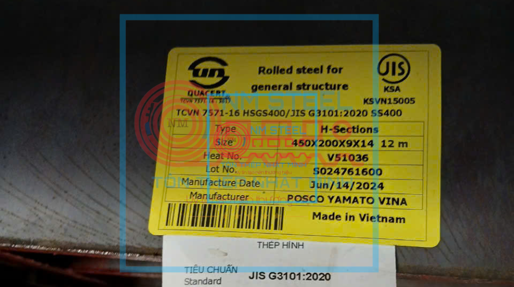 Cung Cấp Thép Hình Posco I450x200x9x14 6M 12M Tây Ninh | Giao Hàng Tận Nơi 1 Thép Hình Posco I450x200x9x14 6M 12M Tây Ninh