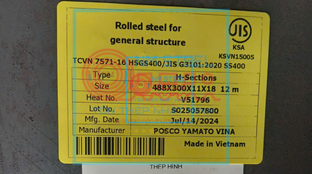 Tổng Kho Thép Hình Posco I488x300x11x18 6M 12M Tây Ninh 1 Thép Hình Posco I488x300x11x18 6M 12M Tây Ninh
