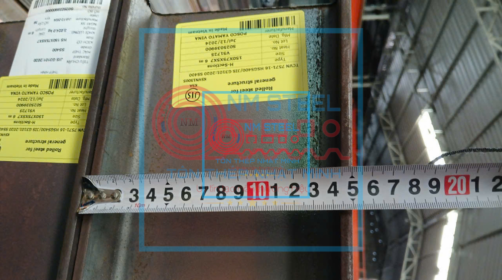 Kho Thép Hình Posco I150x75x5x7 6M 12M Đồng Nai - Hàng Có Sẵn, Giao Ngay