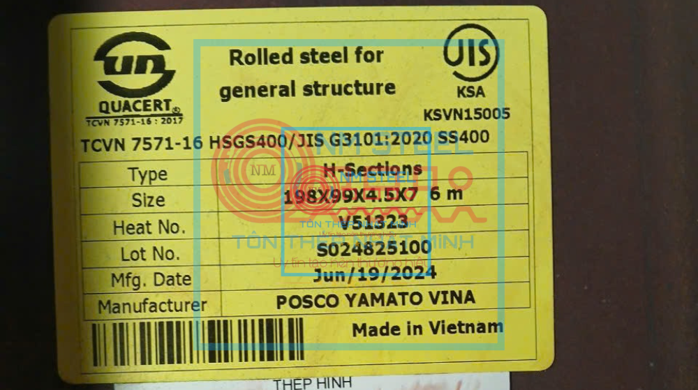 Báo Giá Thép Hình Posco I198x99x4.5x7 6M 12M Đồng Nai [Cập Nhật Hôm Nay]