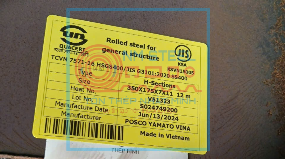 Thép Hình Posco I350x175x7x11 6M 12M Vũng Tàu