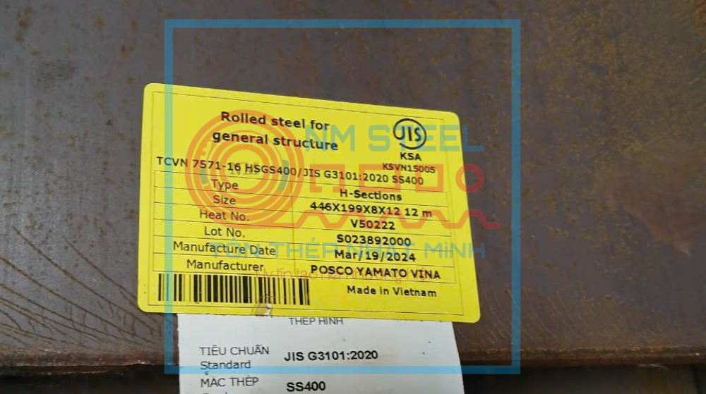 Thép Hình Posco I446x199x8x12 6M 12M Vũng Tàu