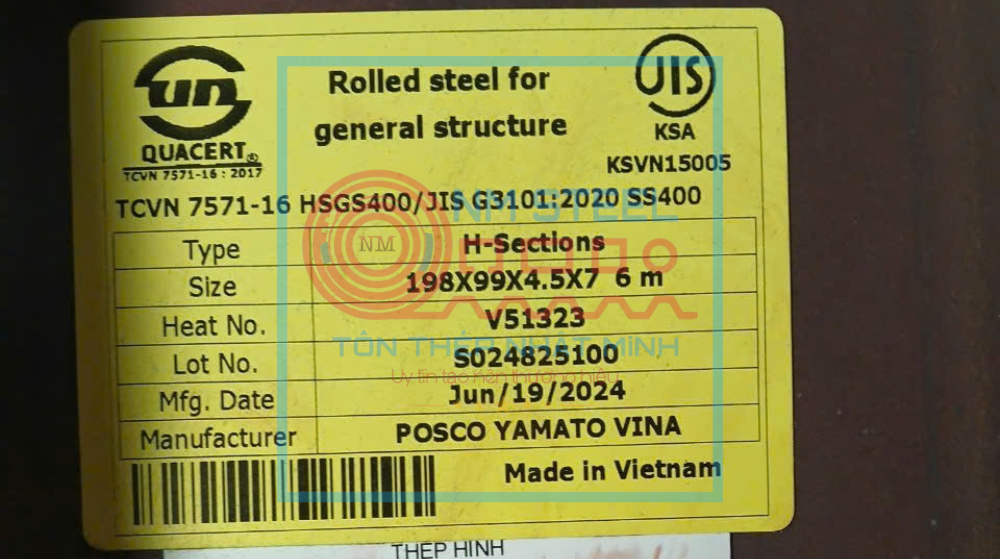 Cập Nhật Bảng Giá Thép Hình Posco I198x99x4.5x7 6M 12M Cần Thơ Rẻ Nhất | Hotline: 0933.665.222 - 0909544345