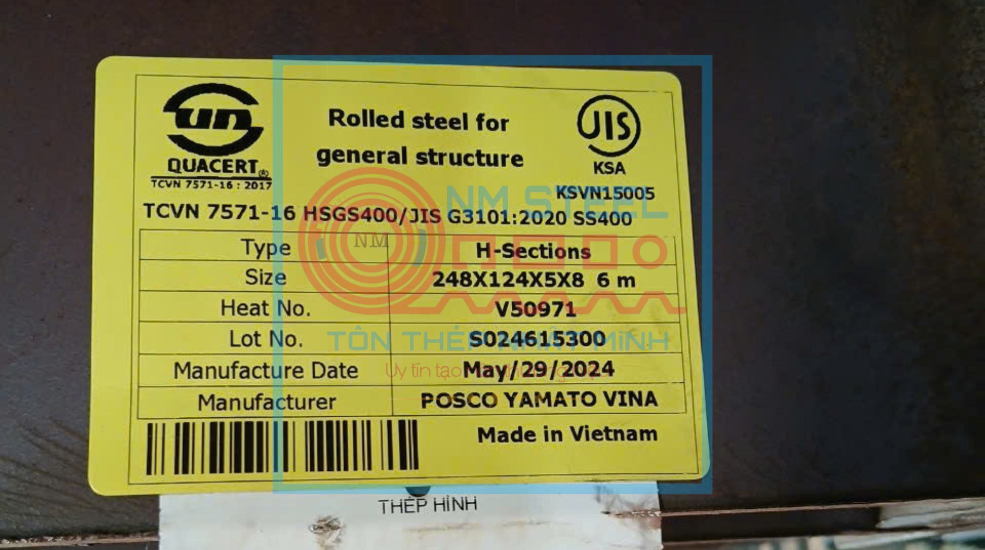Tổng Kho Phân Phối Thép Hình Posco I248x124x5x8 6M 12M Cần Thơ | Hotline: 0933.665.222 - 0909544345