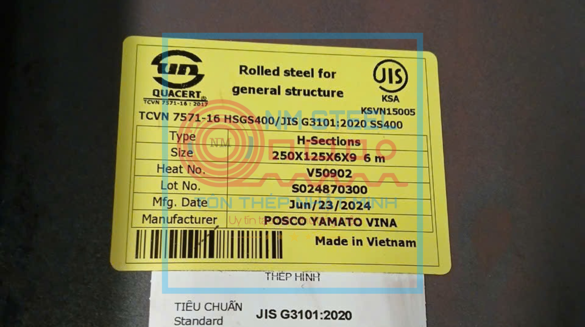 Bảng Giá Thép Hình Posco I250x125x6x9 6M 12M Cần Thơ & Địa Chỉ Mua | Hotline: 0933.665.222 - 0909544345