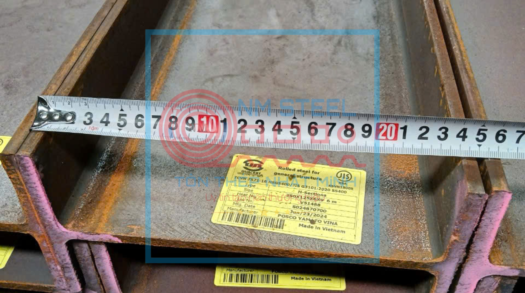 Bảng Giá Thép Hình Posco I250x125x6x9 6M 12M Cần Thơ & Địa Chỉ Mua | Hotline: 0933.665.222 - 0909544345