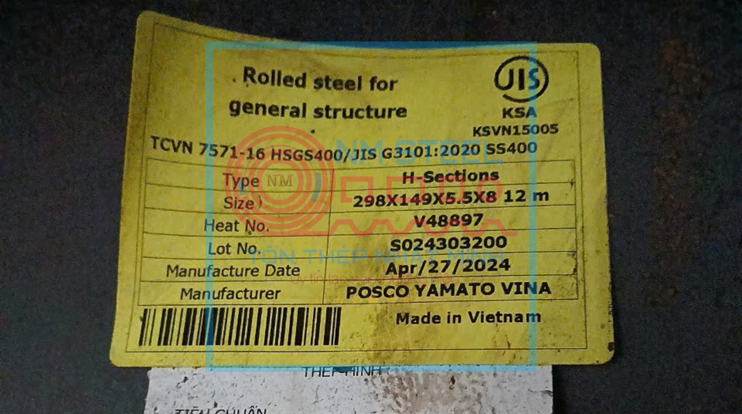 Cung Cấp & Báo Giá Thép Hình Posco I298x149x5.5x8 6M 12M Cần Thơ | Hotline: 0933.665.222 - 0909544345