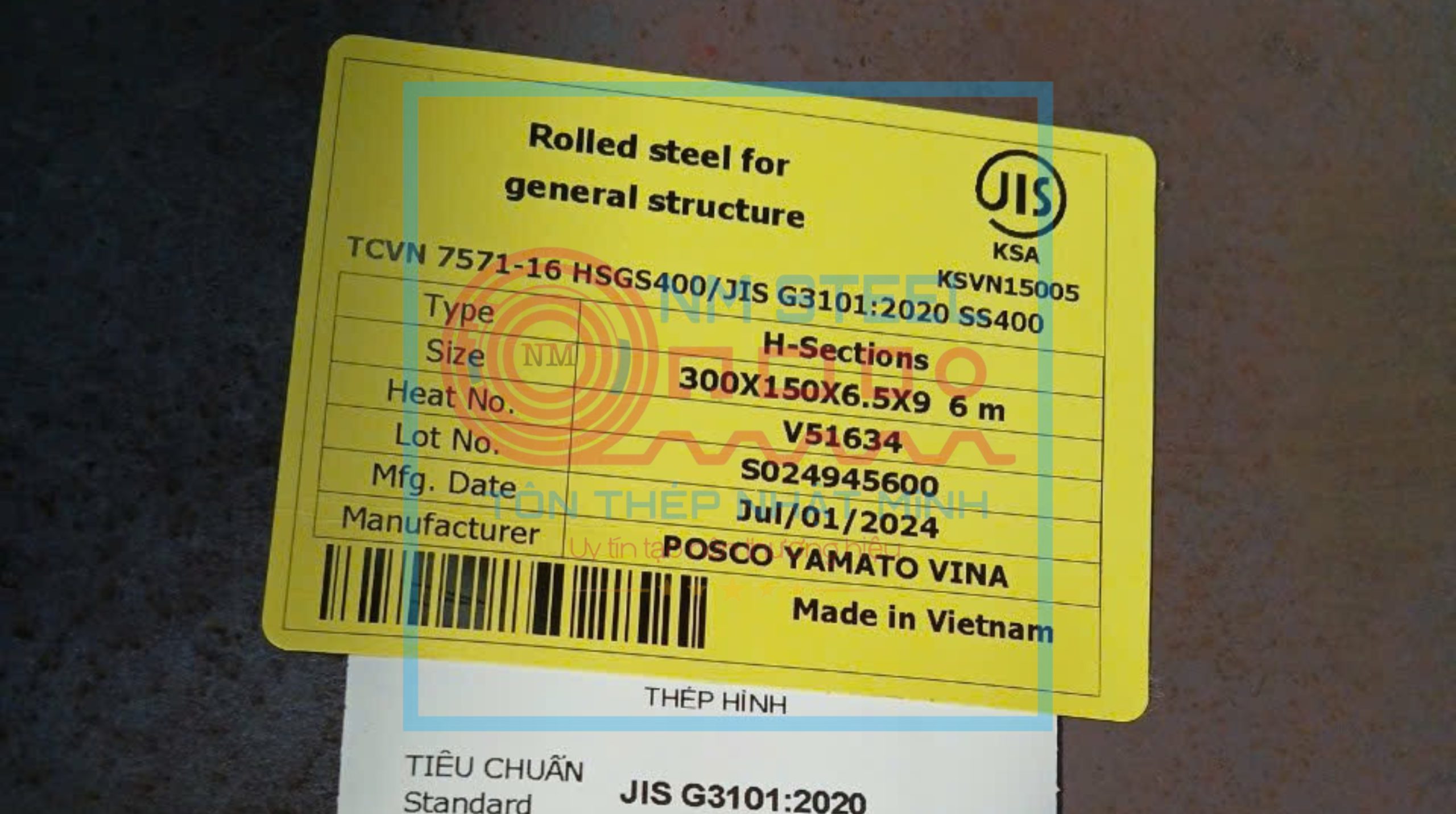 Thép Hình Posco I300x150x6.5x9 6M 12M Cần Thơ | Hotline: 0933.665.222 - 0909544345