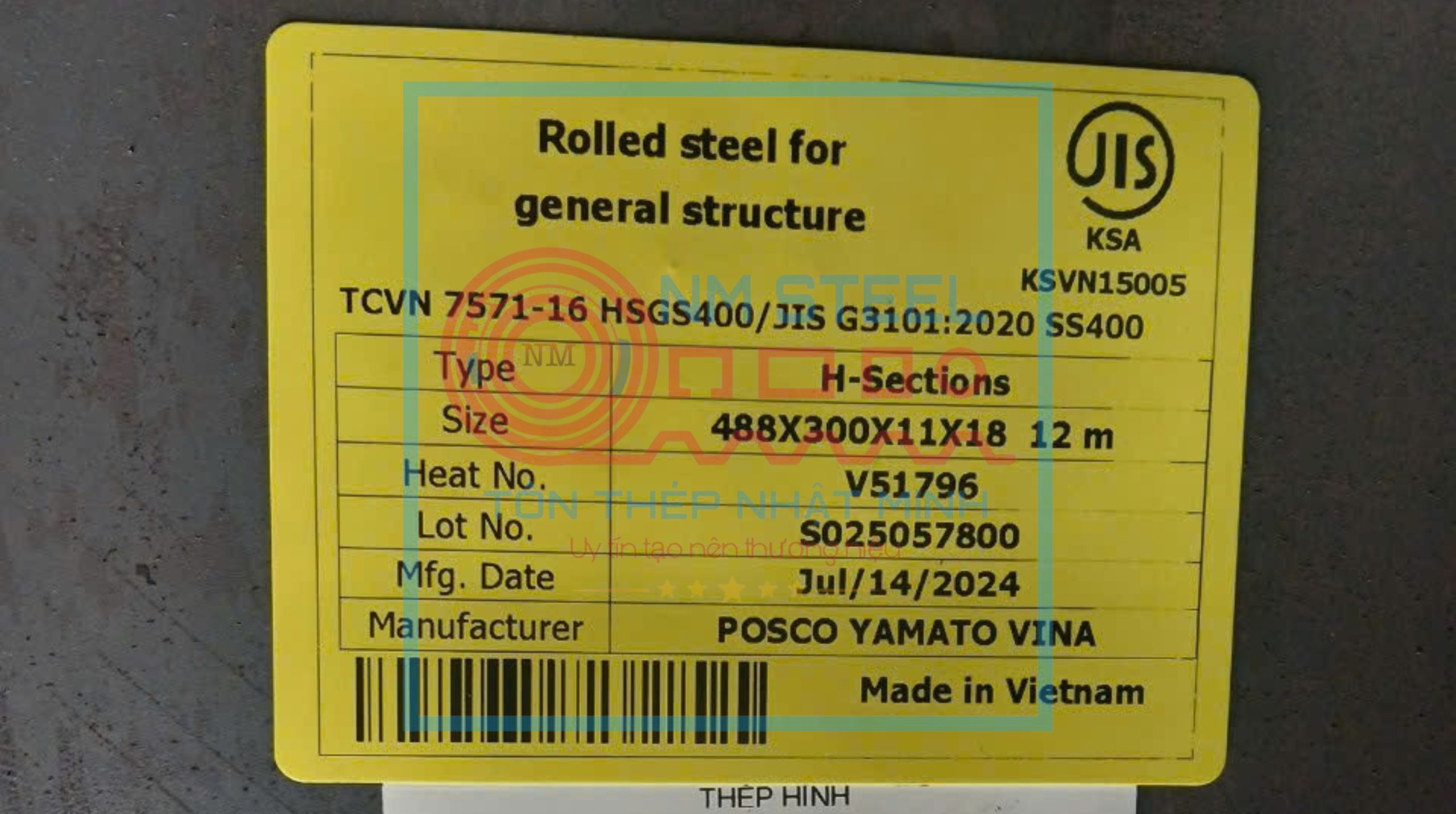 Nhà Cung Cấp Thép Hình Posco I488x300x11x18 6M 12M Đồng Nai Tận Gốc | Hotline: 0933.665.222 - 0909544345