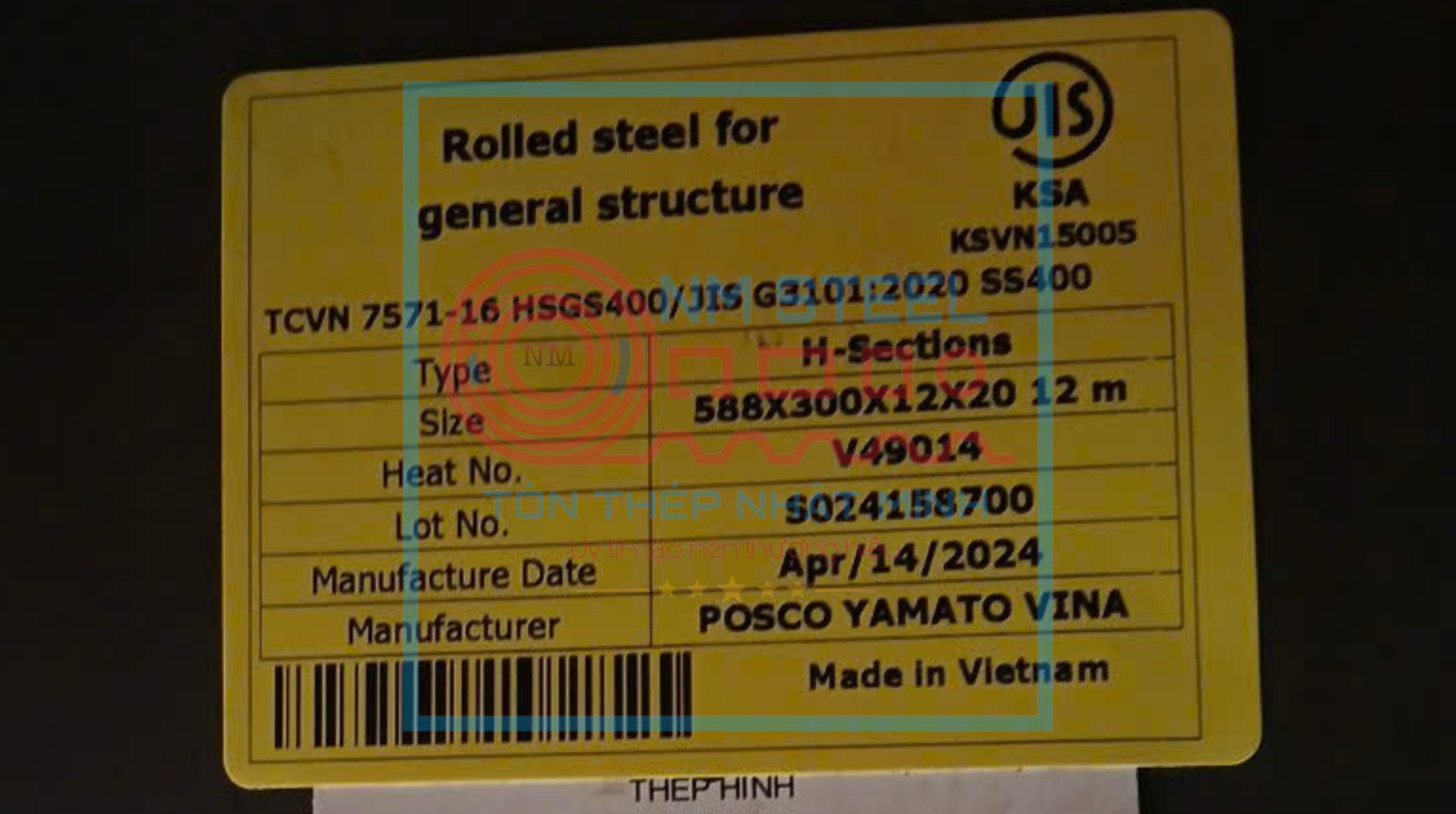 Xem Báo Giá Thép Hình Posco I588x300x12x20 6M 12M Đồng Nai Mới Nhất | Hotline: 0933.665.222 - 0909544345