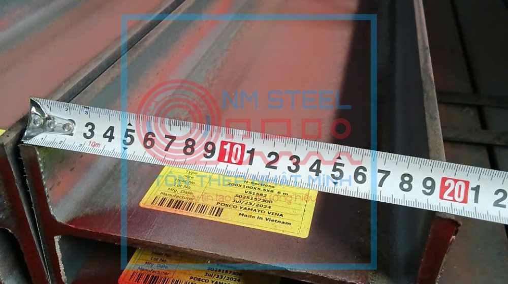 Thép Hình Posco I200x100x5.5x8 6M 12M Đồng Tháp