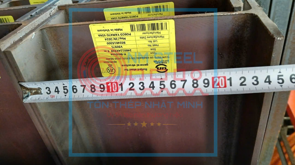 Thép Hình Posco I248x124x5x8 6M 12M Vĩnh Long