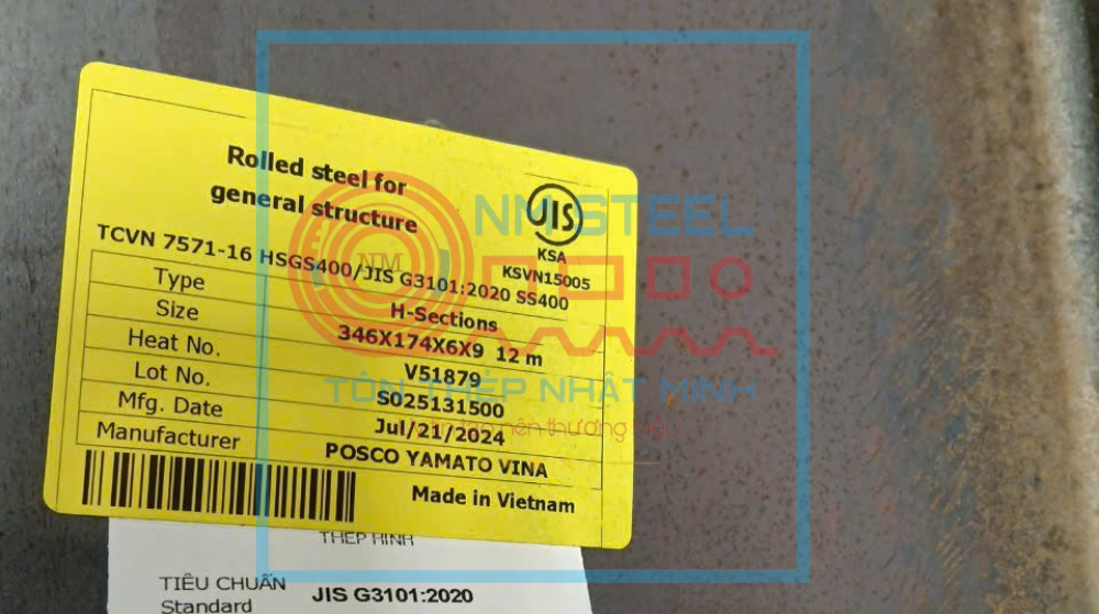 Thép Hình Posco I346x174x6x9 6M 12M Bình Phước