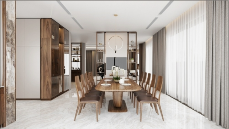 bàn ăn gỗ óc chó