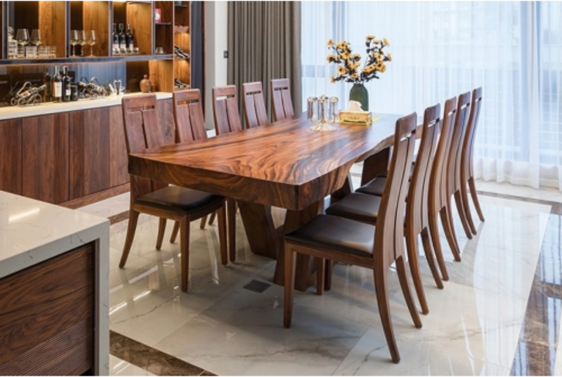 bàn ăn gỗ óc chó