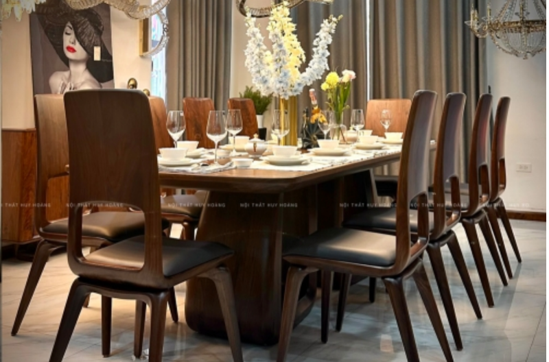 bàn ăn gỗ óc chó